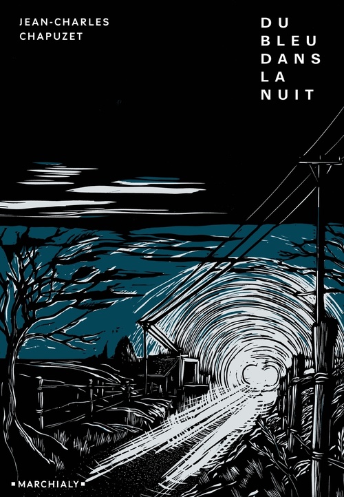 Couverture ebook de Du bleu dans la nuit, de Jean-Charles Chapuzet