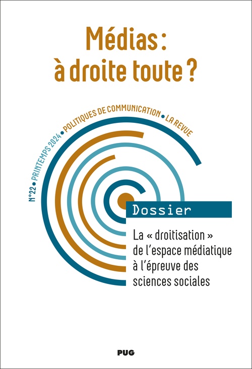 ebook cover of Politique de communication N°22 - Printemps 2024, by Benjamin Ferron, Julie Sedel