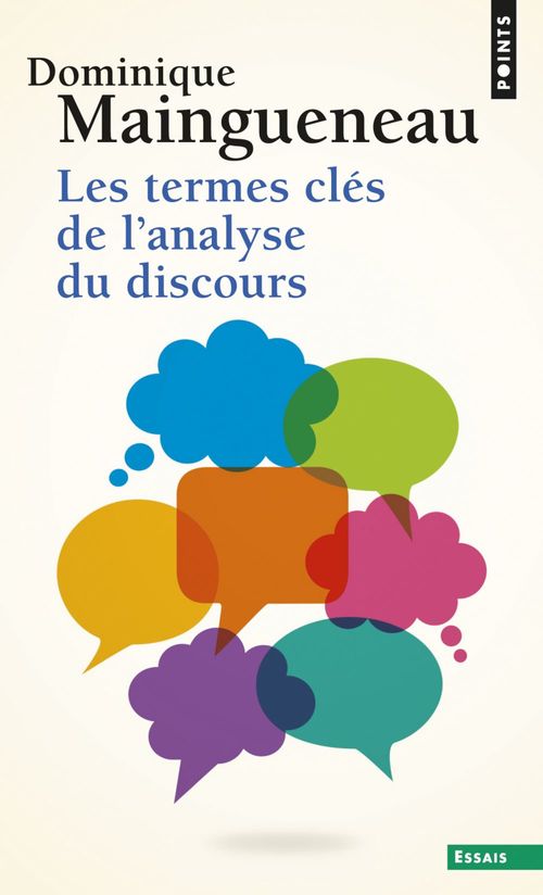 ebook cover of Les termes clés de l'analyse du discours, by Maingueneau D.