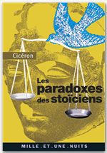ebook cover of Les Paradoxes des stoïciens, by Cicéron