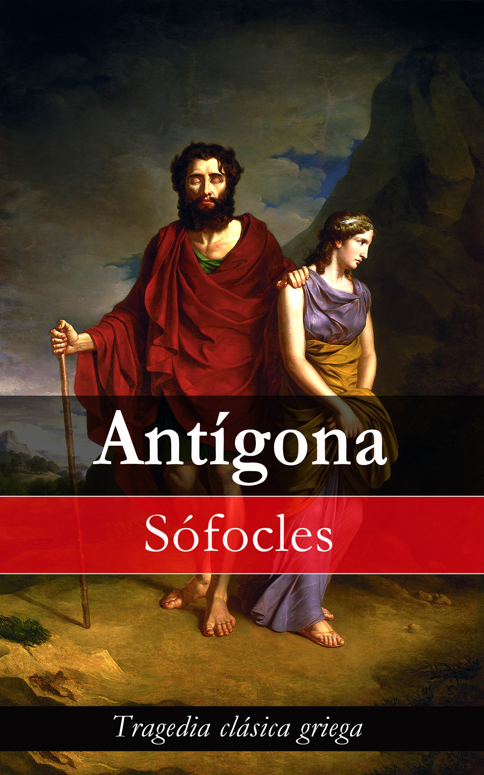 ebook cover of Antígona, by Sofocles