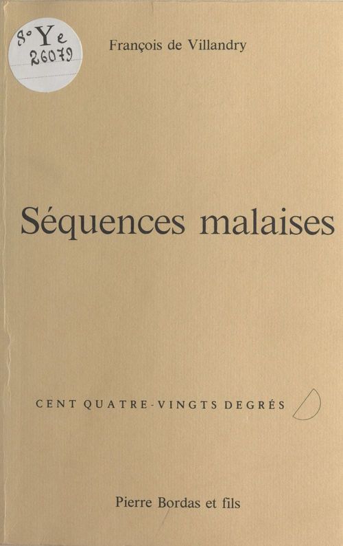Couverture ebook de Séquences malaises, de De Villandry