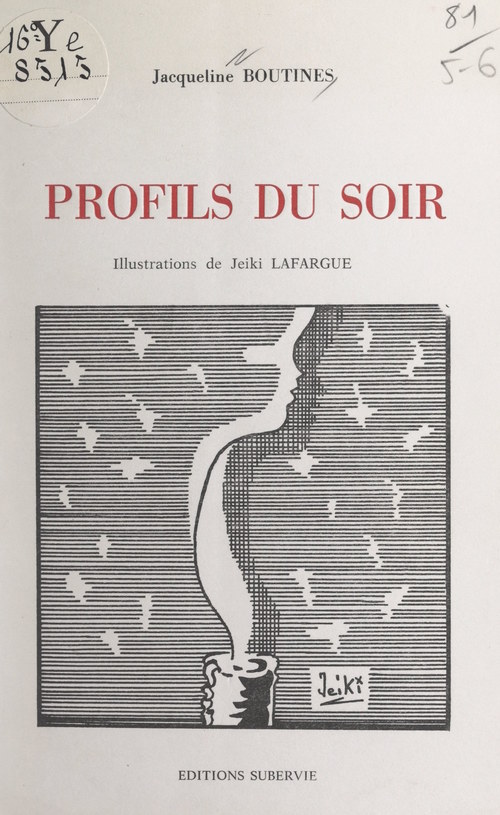 ebook cover of Profils du soir, by Jacqueline Boutines