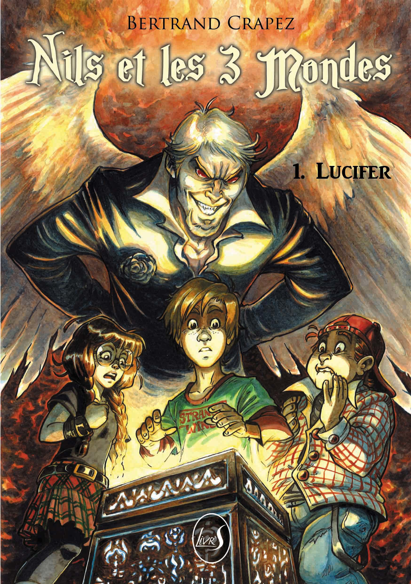 Couverture ebook de Nils et les 3 mondes, de Bertrand Crapez