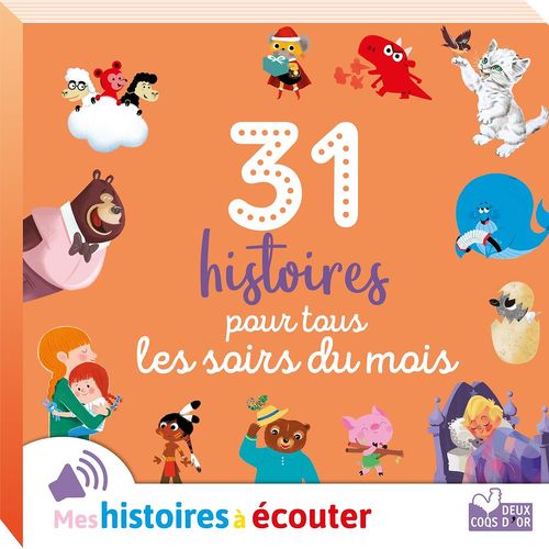 Couverture audiobook de 31 histoires pour tous les soirs du mois, de Collectif