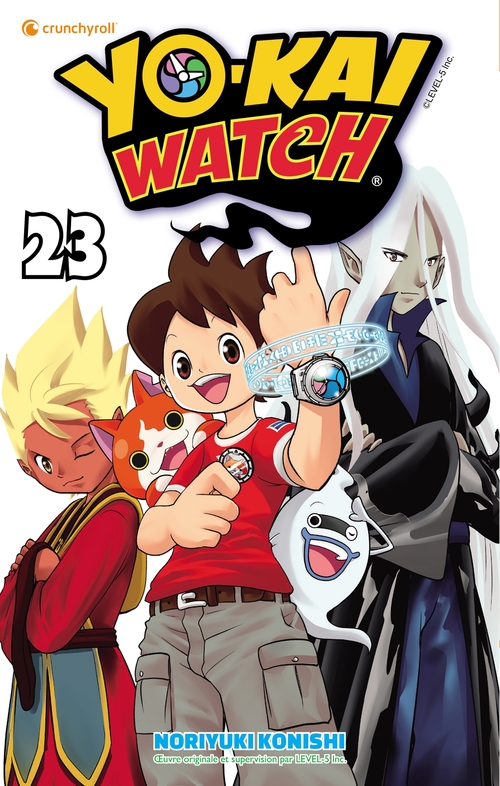 Couverture ebook de Yo-Kai Watch Tome 23, de Noriyuki KONICHI