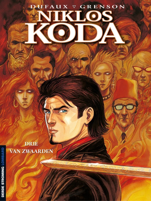 Couverture ebook de Drie van zwaarden, de Grenson, Dufaux