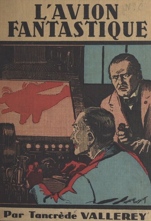 Couverture ebook de L'avion fantastique, de Tancrède Vallerey