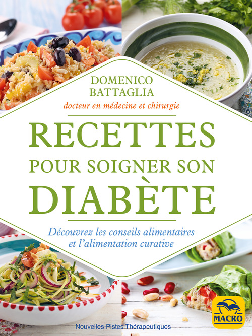 Couverture ebook de Recettes pour soigner son diabète, de Domenico Battaglia