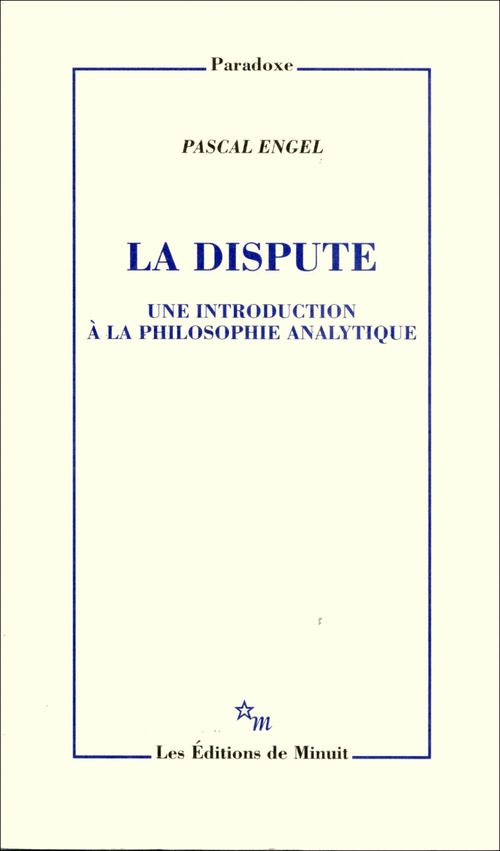 Couverture ebook de La Dispute, de Pascal Engel