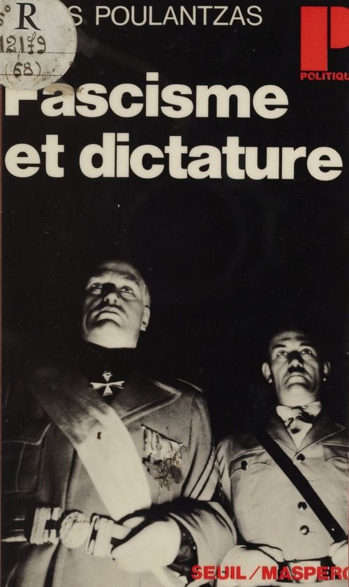 Couverture ebook de Fascisme et dictature, de Nicos Poulantzas