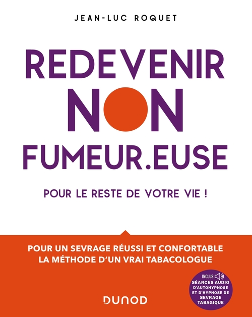 Couverture ebook de Redevenir non fumeur.euse, de Jean-Luc Roquet
