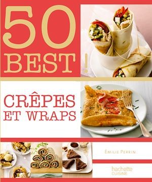 Couverture ebook de Crêpes et wraps, de Emilie Perrin