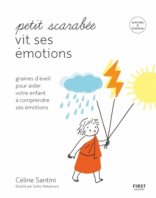 ebook cover of Petit scarabée vit ses émotions, by Junko Nakamura, Céline Santini
