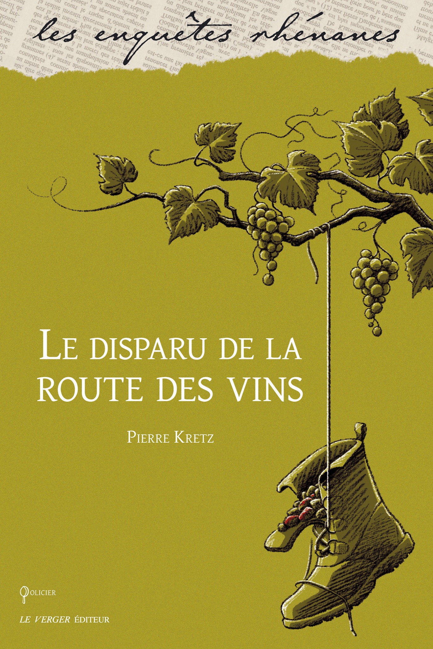 ebook cover of Le disparu de la route des vins, by Pierre Kretz