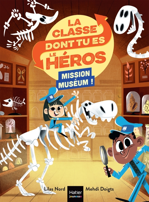 Couverture ebook de La classe dont tu es le héros - Mission Muséum ! CP/CE1 6/7 ans, de Lilas Nord