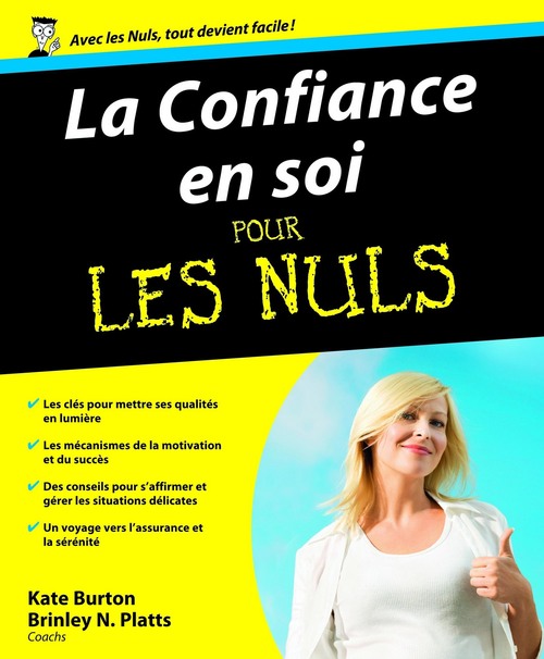 ebook cover of La confiance en soi pour les nuls, by Kate Burton, Brinley N. Platts