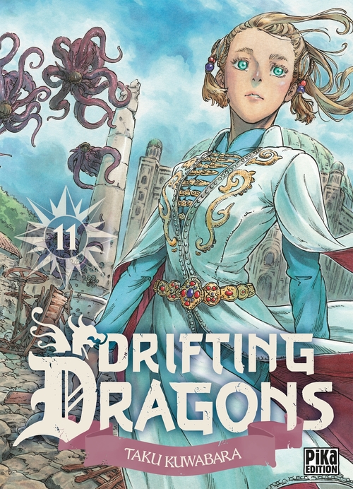 Couverture ebook de Drifting Dragons T11, de Taku Kuwabara