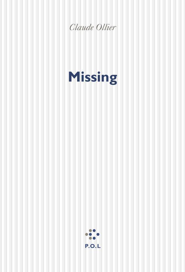 Couverture ebook de Missing, de Claude Ollier