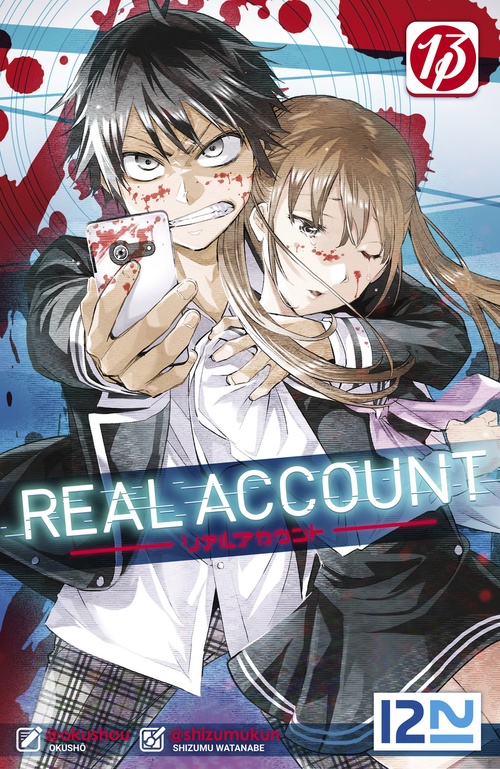 Couverture ebook de Real Account - tome 13, de Okushou, Shizumu Watanabe