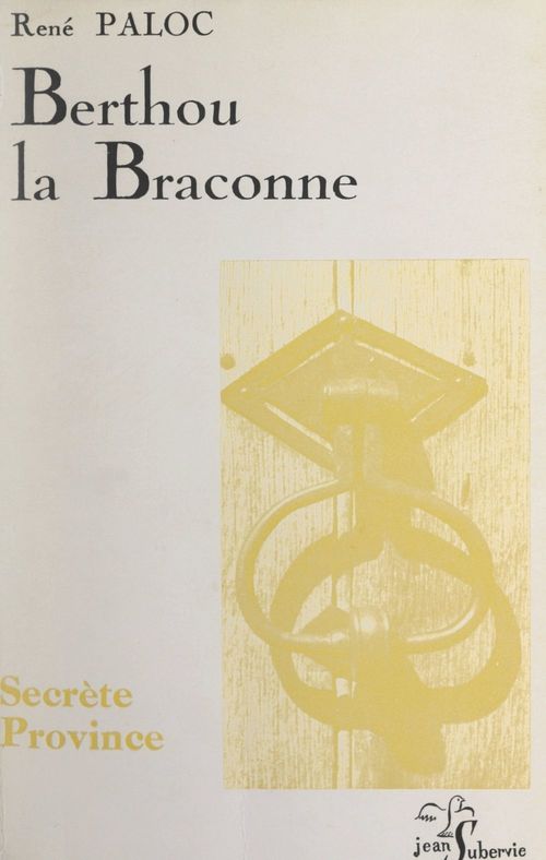 Couverture ebook de Berthou la Braconne, de René Paloc