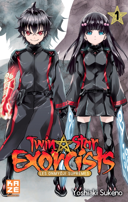 Couverture ebook de Twin Star Exorcists T01, de Yoshiaki Sukeno