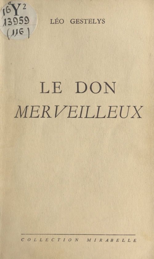 ebook cover of Le don merveilleux, by Leo Gestelys