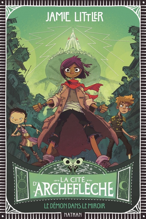 ebook cover of La cité d'Archeflèche - Tome 1 Le démon dans le miroir, by Jamie Littler