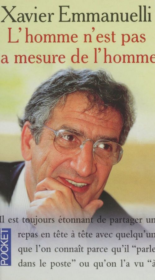 ebook cover of L'homme n'est pas la mesure de l'homme, by Xavier Emmanuelli