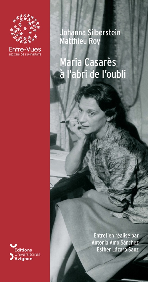 ebook cover of Maria Casarès à l´abri de l´oubli, by Johanna Silberstein, Matthieu Roy