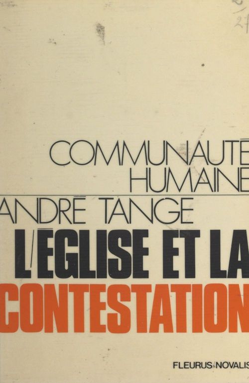 Couverture ebook de L'Église et la contestation, de Andre Tange