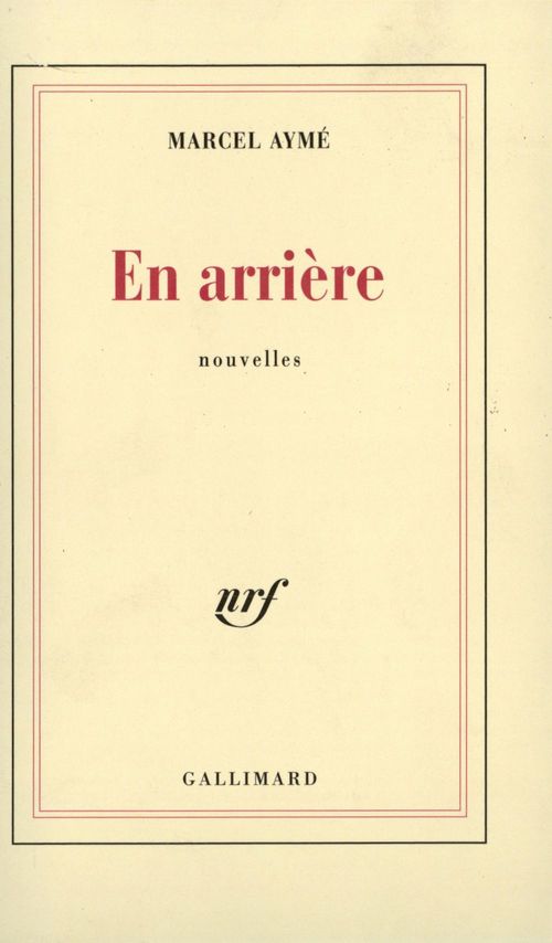 Couverture ebook de En arrière, de Marcel Aymé