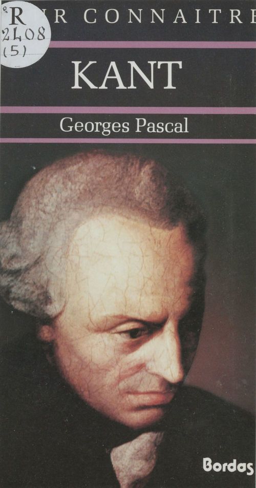 ebook cover of Kant, by Pascal