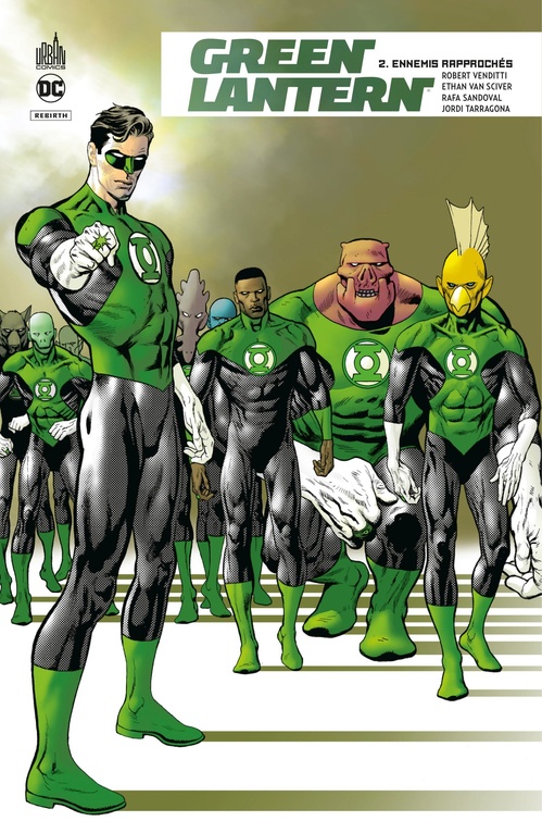 Couverture ebook de Green Lantern Rebirth - Tome 2 - Ennemis rapprochés, de Robert Venditti