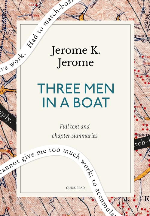 Couverture ebook de Three Men in a Boat: A Quick Read edition, de Jerome K. Jerome, Quick Read