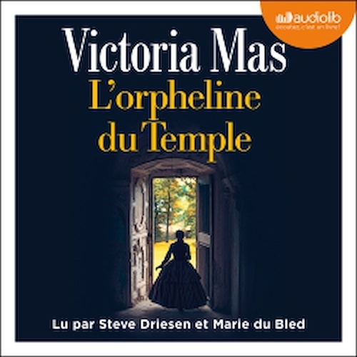 audiobook cover of L'Orpheline du Temple, by Victoria Mas