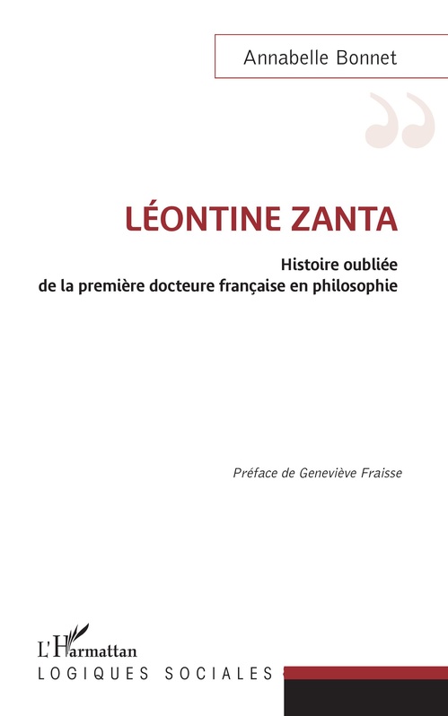 Couverture ebook de Léontine Zanta, de Annabelle Bonnet