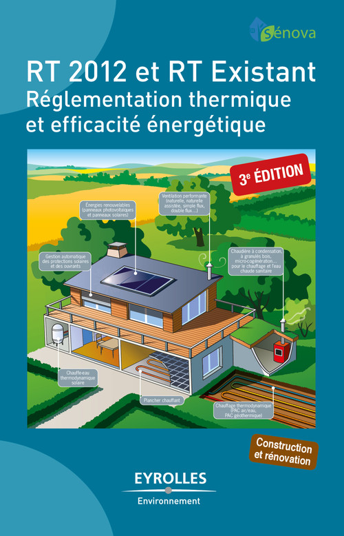 Couverture ebook de RT 2012 et RT Existant, de Dimitri Molle, Pierre-manuel Patry, Senova