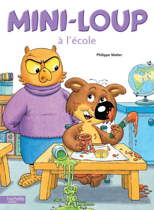 Couverture ebook de Mini-Loup à l'école, de Philippe Matter