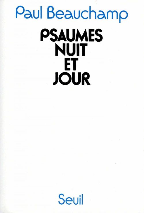 Couverture ebook de Psaumes nuit et jour, de Paul Beauchamp