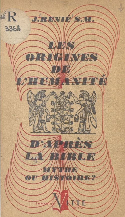 Couverture ebook de Les origines de l'humanité d'après la Bible, de J. Renie