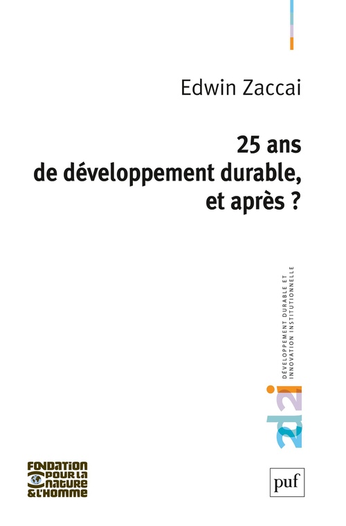 Couverture ebook de 25 ans de développement durable, et après ?, de Edwin Zaccaï