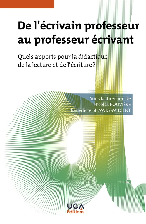 Couverture ebook de De l'écrivain professeur au professeur écrivant, de