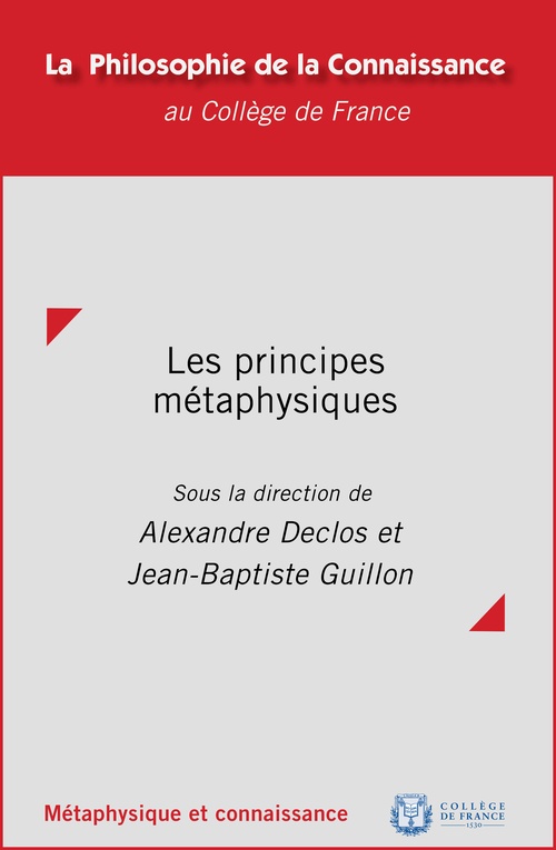 Couverture ebook de Les principes métaphysiques, de Alexandre Declos, Jean-Baptiste Guillon