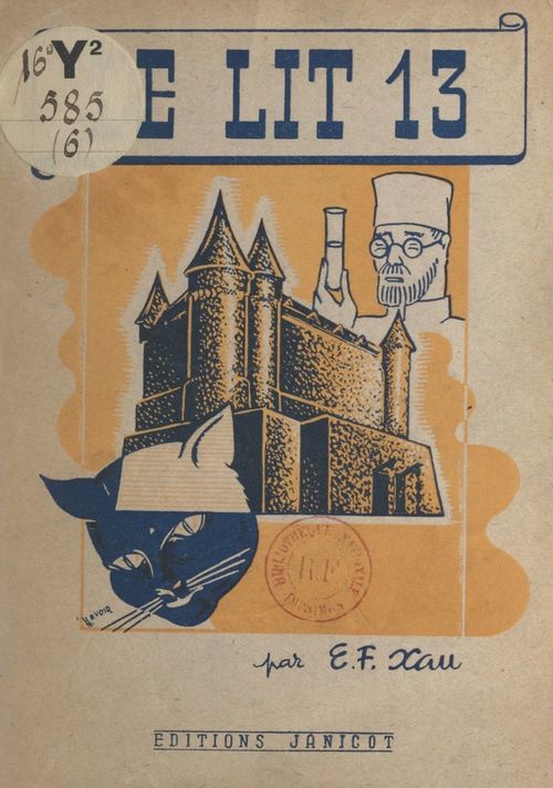 Couverture ebook de Le lit 13, de Edmond-Fernand Xau
