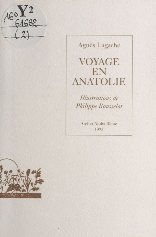 ebook cover of Nouvelles italiennes (2) : Voyage en Anatolie, by Agnes Lagache