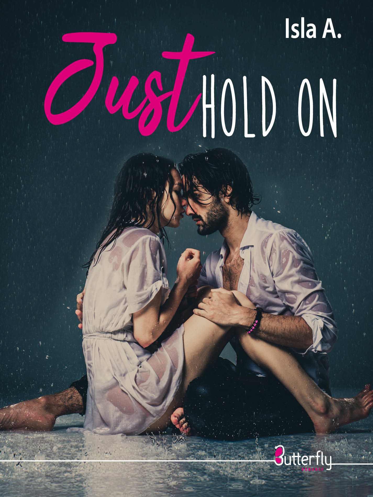 Couverture ebook de Just hold on, de Isla A.