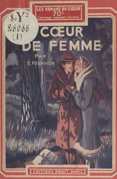 Couverture ebook de Coeur de femme, de E. Fournier