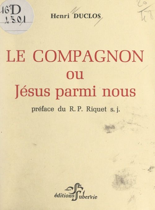 Couverture ebook de Le compagnon ou Jésus parmi nous, de Henri Duclos