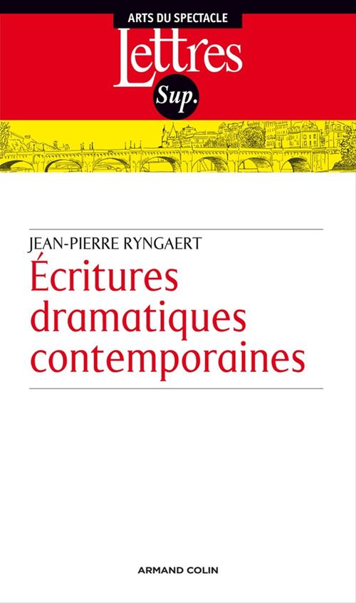 Couverture ebook de Écritures dramatiques contemporaines, de Jean-Pierre Ryngaert
